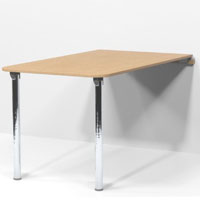 moludo table mur rabattable